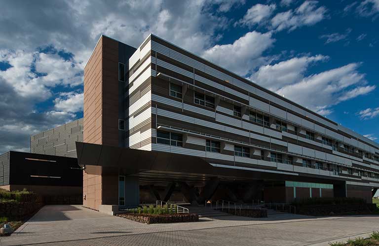26382_mb A photo of the Energy Systems Integration Facility at NREL.