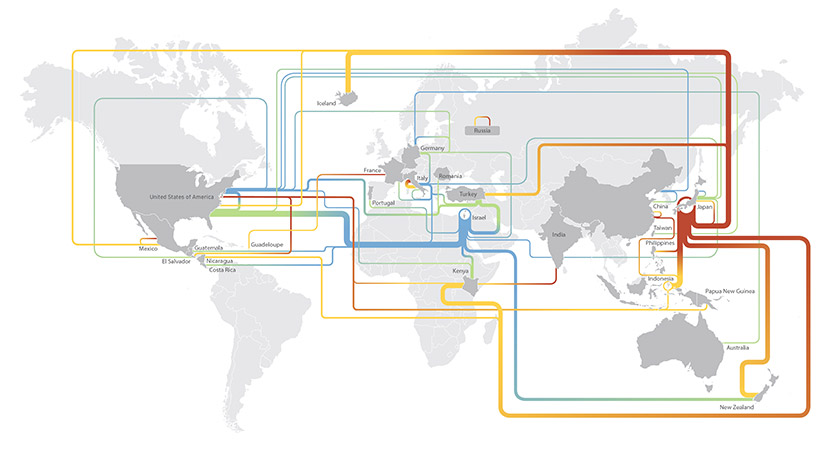 manufacturing-supply-global-trade-map Map of worldwide supply chains.